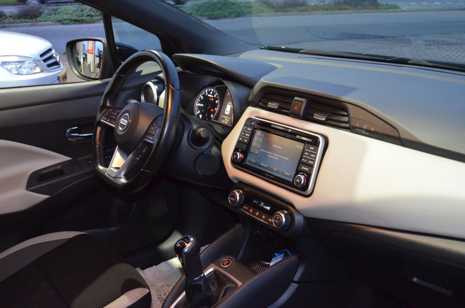 Nissan Micra 0.9 IG-T N-Connecta| 1E EIG|NAP|PRIVACY GLASS|NAVI|16"VELGEN|CLIMA|CRUISE - Foto 8