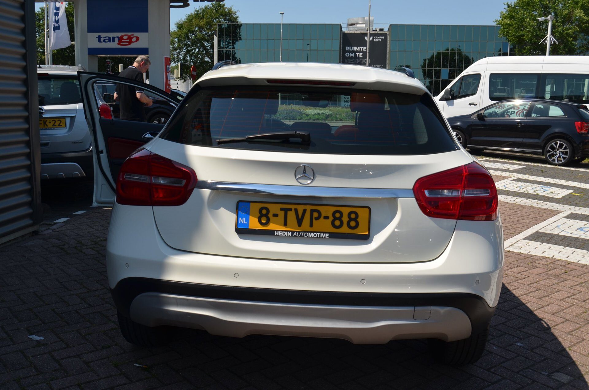 Mercedes-Benz GLA 200 Ambition Comfort| WIT | PANO ADK|ROOD LEDER|112000KM|NAVI| - Foto 6